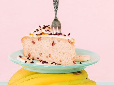 Banana Vegan cake